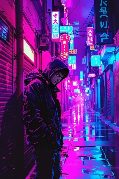 神经漫游者 动漫封面